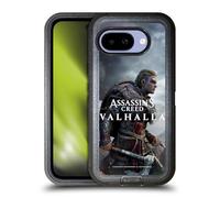 Head Case Designs Officially Licensed Assassin's Creed Female Eivor Valhalla Key Art Ultra-Armoured Shockproof Case [Military Grade Protection] Compatible With Google Pixel 9A