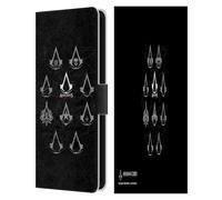 Head Case Designs Officially Licensed Assassin's Creed Geometric Crest Legacy Logo Leather Wallet Case Compatible With Samsung Galaxy S25 FE