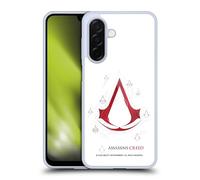 Head Case Designs Officially Licensed Assassin's Creed Geometric White Legacy Logo Gel Case [Military Grade Protection] Compatible With Samsung Galaxy A26 5G