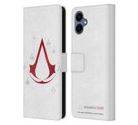 Head Case Designs Officially Licensed Assassin's Creed Geometric White Legacy Logo Leather Wallet Case Compatible With Samsung Galaxy A06 4G / 5G