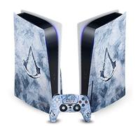 Head Case Designs Officially Licensed Assassin's Creed Glacier Logo Rogue Key Art Vinyl Faceplate Gaming Skin Decal Compatible With Sony PlayStation 5 PS5 Disc Edition Console & DualSense Controller