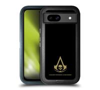 Head Case Designs Officially Licensed Assassin's Creed Gold Black Flag Logos Ultra-Armoured Shockproof Case [Military Grade Protection] Compatible With Google Pixel 8a