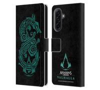 Head Case Designs Officially Licensed Assassin's Creed Graphic Valhalla Symbols And Patterns Leather Wallet Case Compatible With Samsung Galaxy A17 4G / 5G