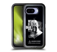 Head Case Designs Officially Licensed Assassin's Creed Half Legacy Typography Ultra-Armoured Shockproof Case [Military Grade Protection] Compatible With Google Pixel 9A