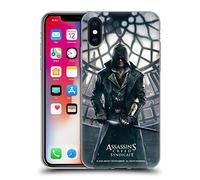 Head Case Designs Officially Licensed Assassin's Creed Jacob Frye Syndicate Key Art Gel Case [Military Grade Protection] Compatible with Apple iPhone X/iPhone XS and Compatible with MagSafe