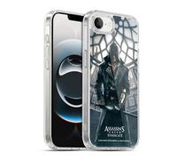 Head Case Designs Officially Licensed Assassin's Creed Jacob Frye Syndicate Key Art Gel Case [Military Grade Protection] Compatible with Apple iPhone 16e / iPhone 17e and Compatible with MagSafe