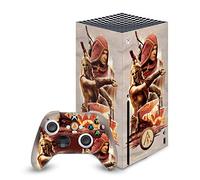 Head Case Designs Officially Licensed Assassin's Creed Kassandra Odyssey Artwork Vinyl Sticker Gaming Skin Decal Cover Compatible With Xbox Series X Console and Controller Bundle