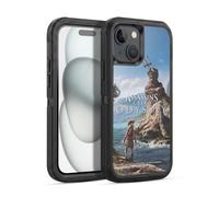 Head Case Designs Officially Licensed Assassin's Creed Kassandra Odyssey Key Art Ultra-Armoured Shockproof Case [Military Grade Protection] Compatible With Apple iPhone 15