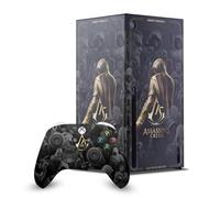 Head Case Designs Officially Licensed Assassin's Creed Key Art 15th Anniversary Graphics Game Console Wrap and Game Controller Skin Bundle Compatible With Xbox Series X