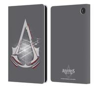 Head Case Designs Officially Licensed Assassin's Creed Light Logo Leather Wallet Case Compatible With Amazon Fire 7 2022