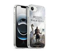 Head Case Designs Officially Licensed Assassin's Creed Male Eivor Valhalla Key Art Gel Case [Military Grade Protection] Compatible with Apple iPhone 16e / iPhone 17e and Compatible with MagSafe