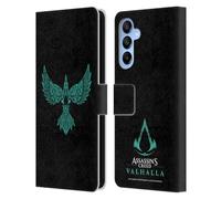 Head Case Designs Officially Licensed Assassin's Creed Raven Design Valhalla Symbols And Patterns Leather Wallet Case Compatible With Samsung Galaxy A16 5G
