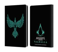 Head Case Designs Officially Licensed Assassin's Creed Raven Design Valhalla Symbols And Patterns Leather Wallet Case Compatible With Amazon Kindle Paperwhite 6