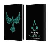 Head Case Designs Officially Licensed Assassin's Creed Raven Design Valhalla Symbols And Patterns Leather Wallet Case Compatible With Amazon Kindle 11th Gen 6in 2022