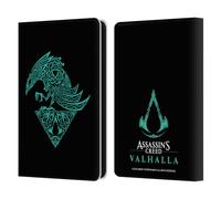 Head Case Designs Officially Licensed Assassin's Creed Raven Valhalla Symbols And Patterns Leather Wallet Case Compatible With Amazon Kindle 11th Gen 6in 2022