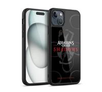 Head Case Designs Officially Licensed Assassin's Creed Red Logo Shadows Graphics Gel Armour Case [Military Grade Protection] Compatible With Apple iPhone 15 Plus