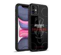Head Case Designs Officially Licensed Assassin's Creed Red Logo Shadows Graphics Gel Armour Case [Military Grade Protection] Compatible With Apple iPhone 11