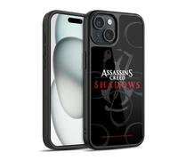 Head Case Designs Officially Licensed Assassin's Creed Red Logo Shadows Graphics Gel Armour Case [Military Grade Protection] Compatible With Apple iPhone 15