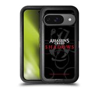 Head Case Designs Officially Licensed Assassin's Creed Red Logo Shadows Graphics Ultra-Armoured Shockproof Case [Military Grade Protection] Compatible With Google Pixel 9 / Pixel 9 Pro