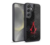 Head Case Designs Officially Licensed Assassin's Creed Red Logotype Shadows Graphics Gel Armour Case [Military Grade Protection] Compatible With Samsung Galaxy S24 5G