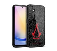 Head Case Designs Officially Licensed Assassin's Creed Red Logotype Shadows Graphics Gel Armour Case [Military Grade Protection] Compatible With Samsung Galaxy A25 5G