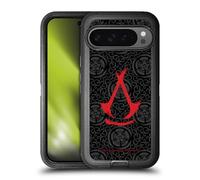 Head Case Designs Officially Licensed Assassin's Creed Red Logotype Shadows Graphics Ultra-Armoured Shockproof Case [Military Grade Protection] Compatible With Google Pixel 9 Pro XL