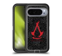 Head Case Designs Officially Licensed Assassin's Creed Red Logotype Shadows Graphics Ultra-Armoured Shockproof Case [Military Grade Protection] Compatible With Google Pixel 10 Pro XL