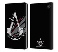 Head Case Designs Officially Licensed Assassin's Creed Shattered Logo Leather Wallet Case Compatible With Amazon Fire 7 2022