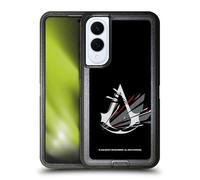 Head Case Designs Officially Licensed Assassin's Creed Shattered Logo Ultra-Armoured Shockproof Case [Military Grade Protection] Compatible With Samsung Galaxy S25 Edge