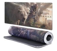 Head Case Designs Officially Licensed Assassin's Creed The Way Of The Berseker Valhalla Graphics 37.4 x 15.75 x 0.16 inches (900 x 400 mm) - XL Gaming Office Desk PC Keyboard Mouse Mat Pad