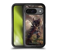 Head Case Designs Officially Licensed Assassin's Creed The Way of the Berserker Valhalla Key Art Ultra-Armoured Shockproof Case [Military Grade Protection] Compatible With Google Pixel 9 / Pixel 9 Pro