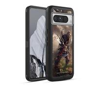 Head Case Designs Officially Licensed Assassin's Creed The Way of the Berserker Valhalla Key Art Ultra-Armoured Shockproof Case [Military Grade Protection] Compatible With Google Pixel 8 Pro