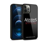 Head Case Designs Officially Licensed Assassin's Creed White And Red Black Flag Logos Gel Armour Case [Military Grade Protection] Compatible With Apple iPhone 12 Pro Max