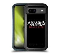 Head Case Designs Officially Licensed Assassin's Creed White And Red Black Flag Logos Ultra-Armoured Shockproof Case [Military Grade Protection] Compatible With Google Pixel 8a