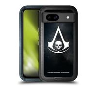 Head Case Designs Officially Licensed Assassin's Creed White Black Flag Logos Ultra-Armoured Shockproof Case [Military Grade Protection] Compatible With Google Pixel 8a