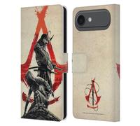 Head Case Designs Officially Licensed Assassin's Creed Yasuke And Naoe Shadows Graphics Leather Wallet Case Compatible With Apple iPhone 17 Air
