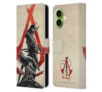 Head Case Designs Officially Licensed Assassin's Creed Yasuke And Naoe Shadows Graphics Leather Wallet Case Compatible With Apple iPhone 17