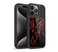 Head Case Designs Officially Licensed Assassin's Creed Yasuke Naoe Red Shadows Graphics Gel Armour Case [Military Grade Protection] Compatible With Apple iPhone 15 Pro