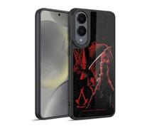 Head Case Designs Officially Licensed Assassin's Creed Yasuke Naoe Red Shadows Graphics Gel Armour Case [Military Grade Protection] Compatible With Samsung Galaxy S25 Edge