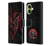 Head Case Designs Officially Licensed Assassin's Creed Yasuke Naoe Red Shadows Graphics Leather Wallet Case Compatible With Apple iPhone 17