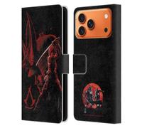 Head Case Designs Officially Licensed Assassin's Creed Yasuke Naoe Red Shadows Graphics Leather Wallet Case Compatible With Apple iPhone 17 Pro Max