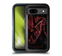 Head Case Designs Officially Licensed Assassin's Creed Yasuke Naoe Red Shadows Graphics Ultra-Armoured Shockproof Case [Military Grade Protection] Compatible With Google Pixel 8a