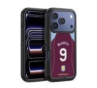 Head Case Designs Officially Licensed Aston Villa FC Harvey Elliott 2025/26 Players Home Kit 2nd Group Ultra-Armoured Shockproof Case [Military Grade] Compatible With Apple iPhone 17 Pro Max