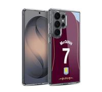 Head Case Designs Officially Licensed Aston Villa FC John McGinn 2025/26 Players Home Kit 2nd Group Gel Case [Military Grade] Compatible with Samsung Galaxy S26 Ultra and Compatible with MagSafe