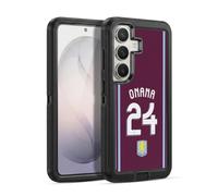 Head Case Designs Officially Licensed Aston Villa Football Club Amadou Onana 2024/25 Crest Player Kit Ultra-Armoured Shockproof Case [Military Grade Protection] Compatible With Samsung Galaxy S26 Plus