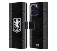 Head Case Designs Officially Licensed Aston Villa Football Club Away 2025/26 Crest Kit Leather Wallet Case Compatible With Apple iPhone 16 Pro Max