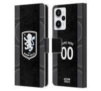 Head Case Designs Officially Licensed Aston Villa Football Club Away 2025/26 Kit Leather Wallet Case Compatible With Xiaomi Redmi Note 12T