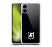 Head Case Designs Officially Licensed Aston Villa Football Club Black 2024 Crest Designs Gel Case [Military Grade Protection] Compatible With Samsung Galaxy A06 4G