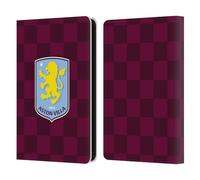 Head Case Designs Officially Licensed Aston Villa Football Club Checkered 2024 Crest Designs Leather Book Wallet Case Cover Compatible With Amazon Kindle 11th Gen 6in 2022