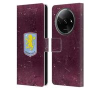 Head Case Designs Officially Licensed Aston Villa Football Club Distress 2024 Crest Designs Leather Book Wallet Case Cover Compatible With Xiaomi Redmi A3